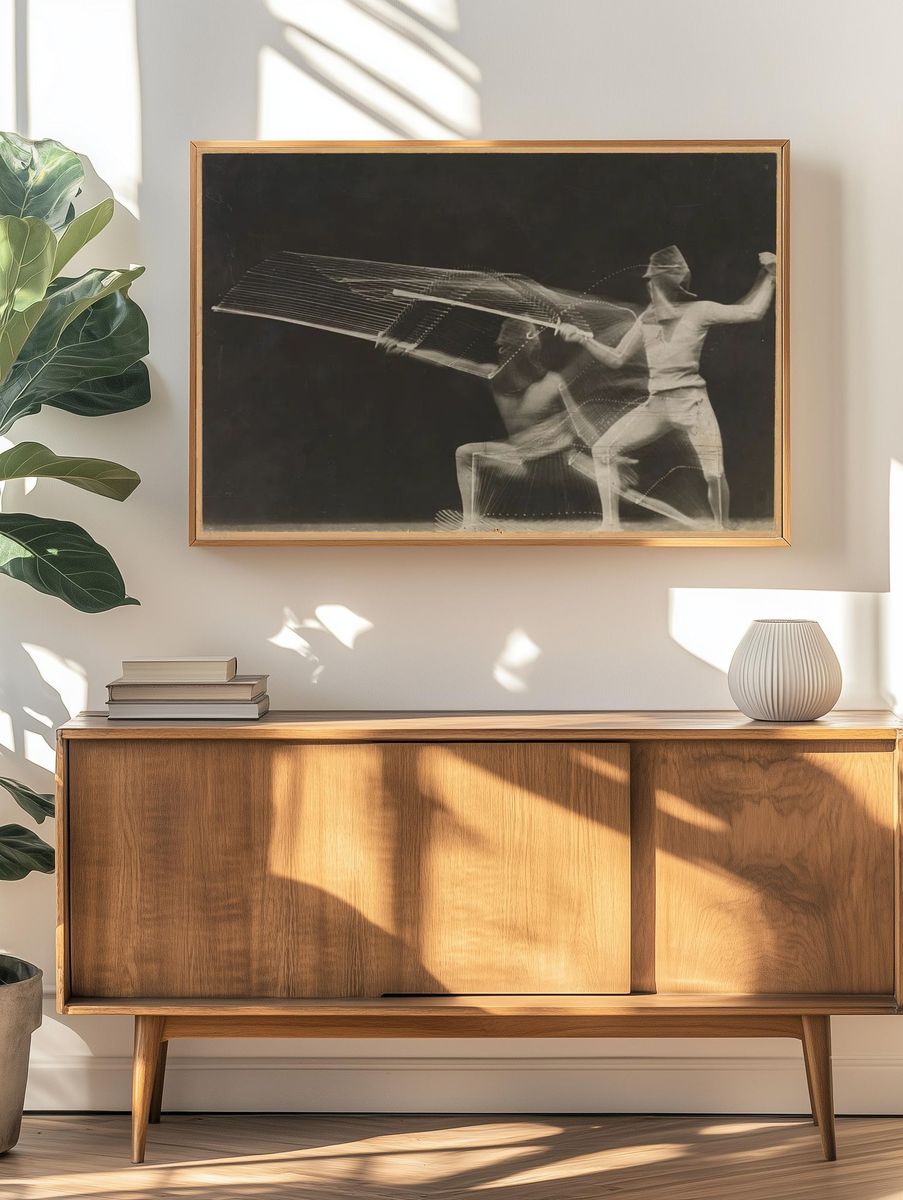 Fencer — Art Print. — room view 3