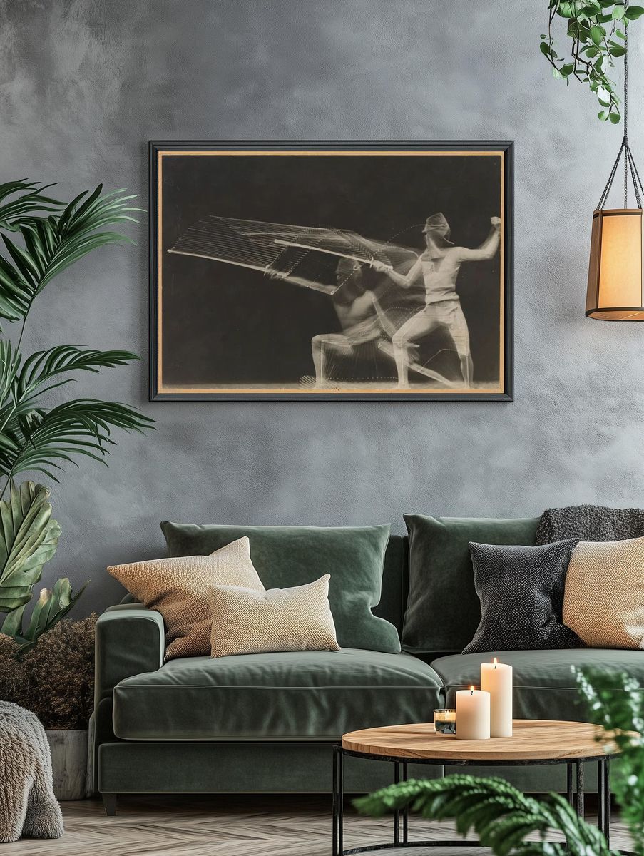 Fencer — Art Print. — room view 4