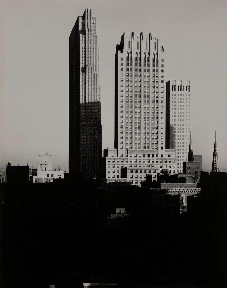 New York Shelton by Alfred Stieglitz (1935) — Art Print. poster — photography art