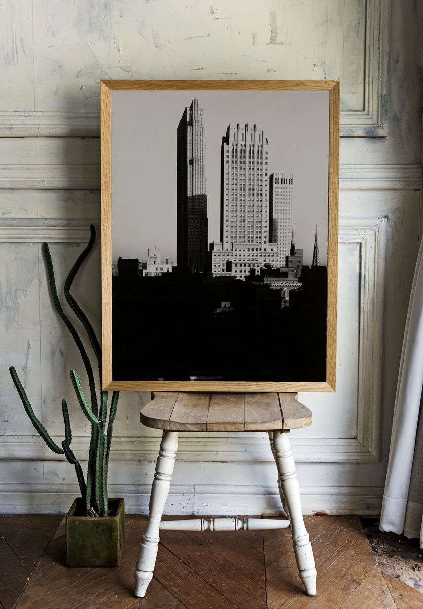 New York Shelton by Alfred Stieglitz (1935) — Art Print. — room view 1