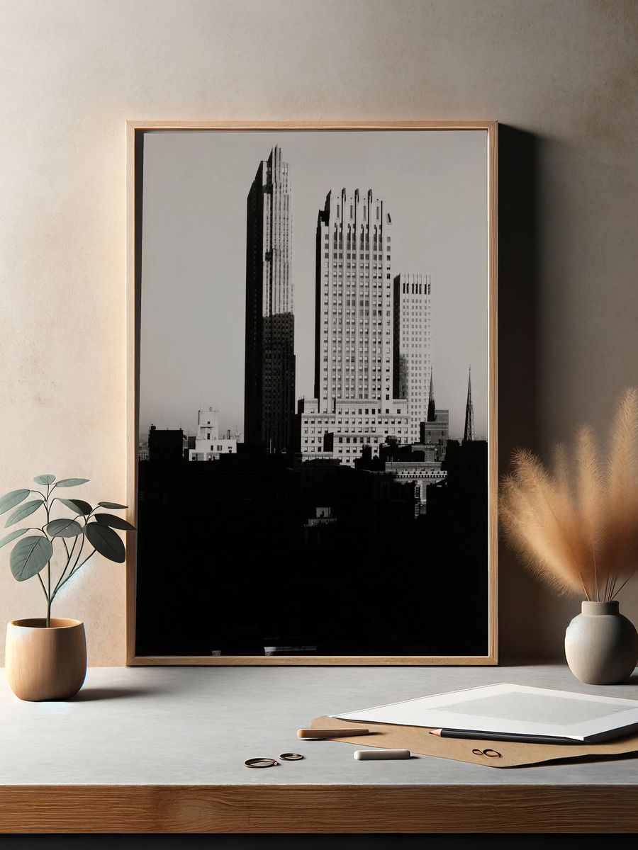 New York Shelton by Alfred Stieglitz (1935) — Art Print. — room view 2