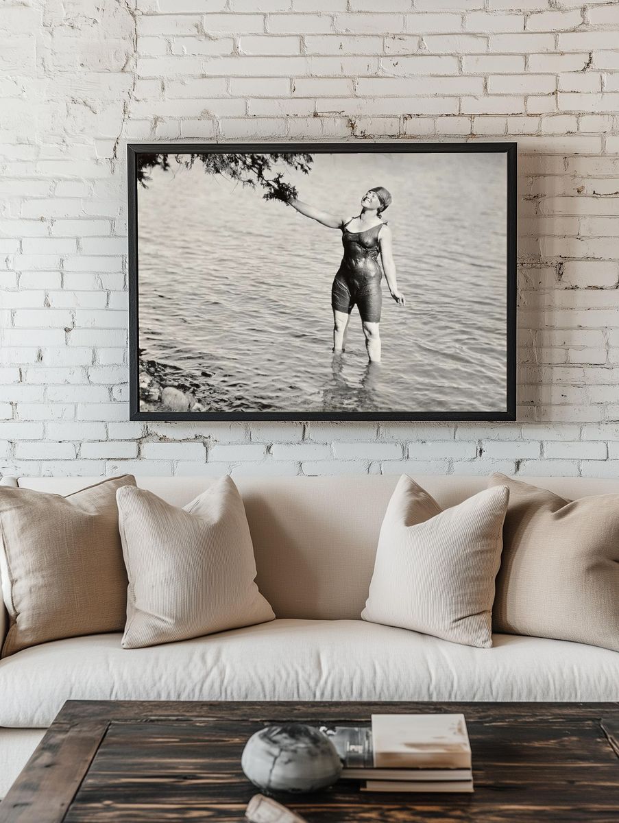 Lake George by Ellen Koeniger (1916) — Art Print. — room view 1