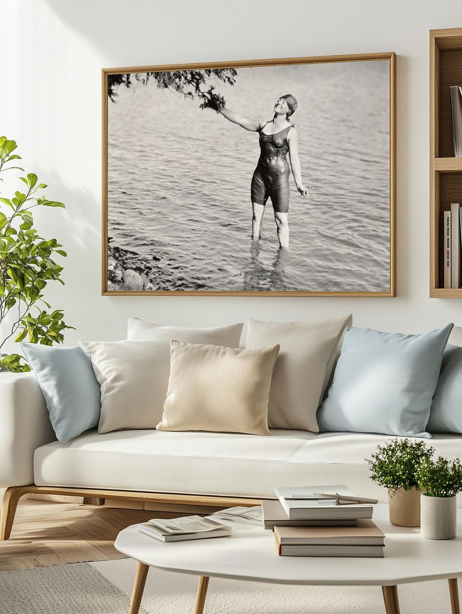 Lake George by Ellen Koeniger (1916) — Art Print. — room view 2