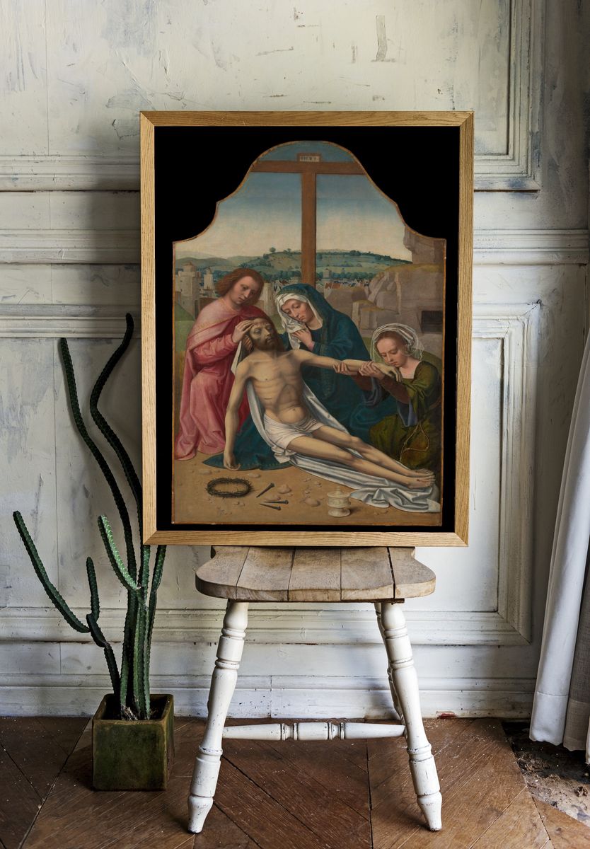 The Lamentation by Ambrosius Benson — Art Print. — room view 1