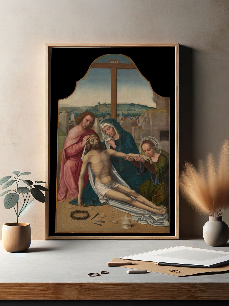The Lamentation by Ambrosius Benson — Art Print. — room view 2