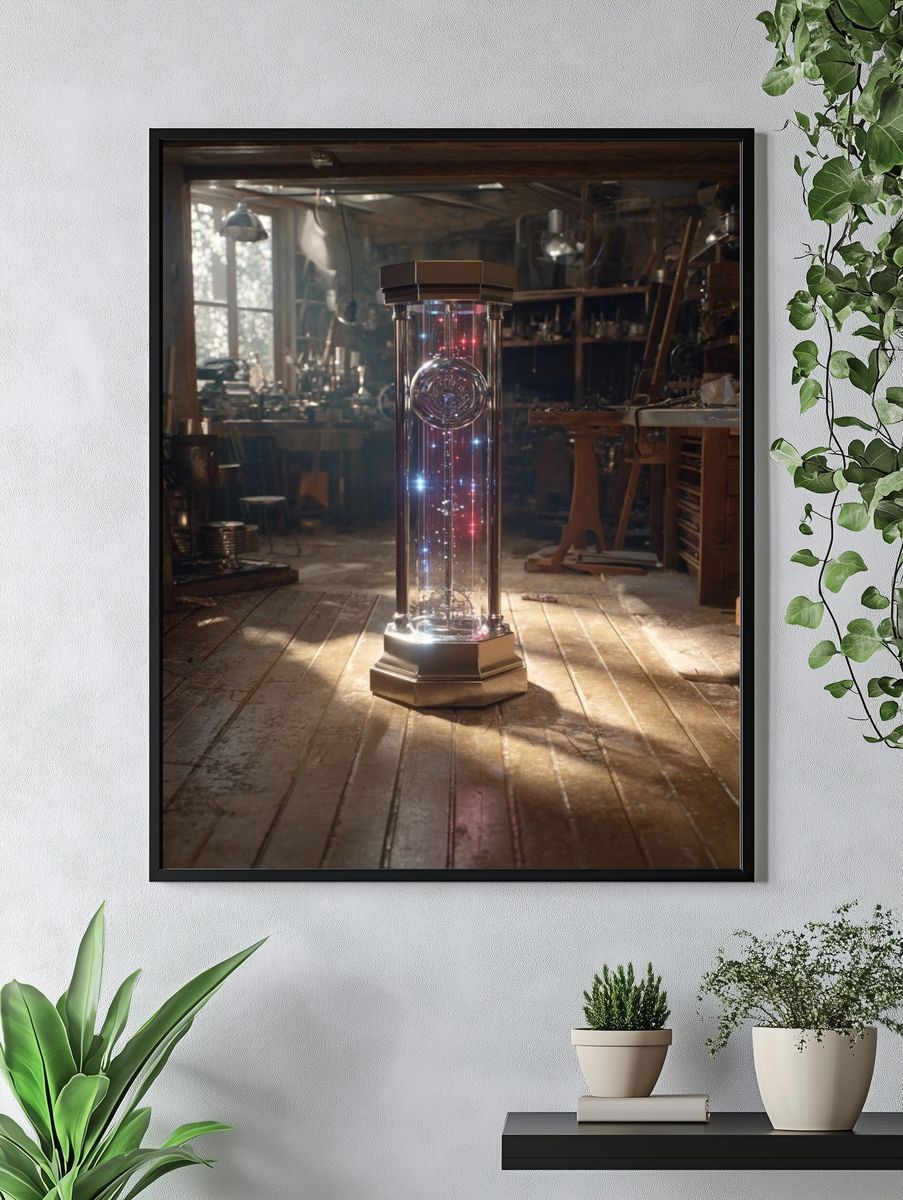 Steampunk Time Machine Poster. — room view 4