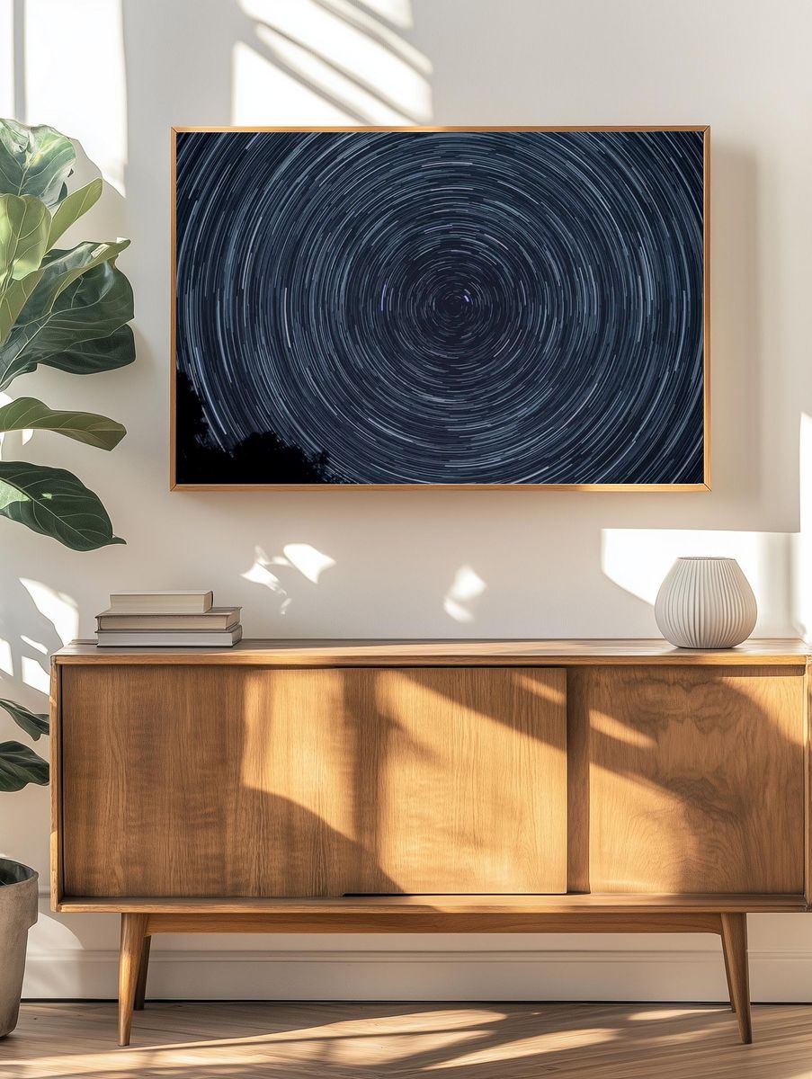 Spiral starry sky. — room view 3