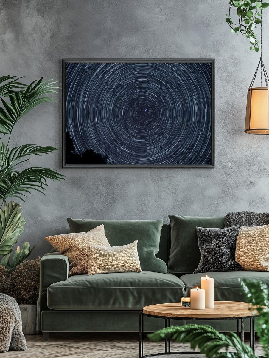 Spiral starry sky. — room view 4