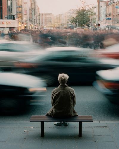 Urban Motion Street Photography Poster. poster print