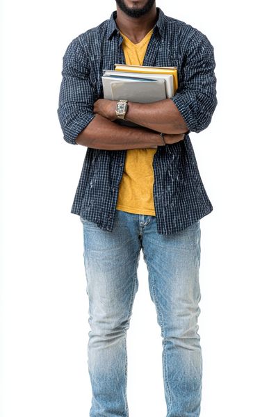 Smiling Student Portrait Poster. poster print