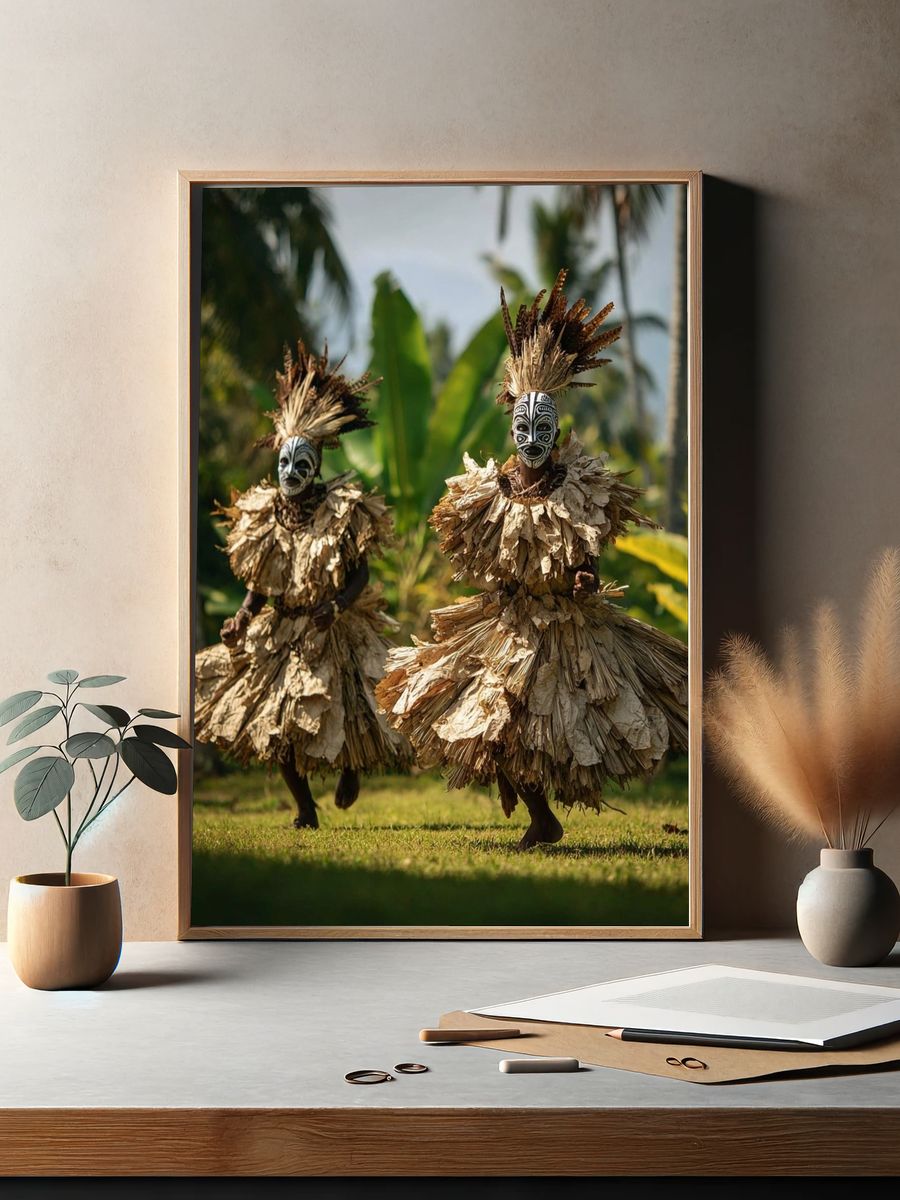 Traditional Dance in Nature — Photography Print. — room view 2