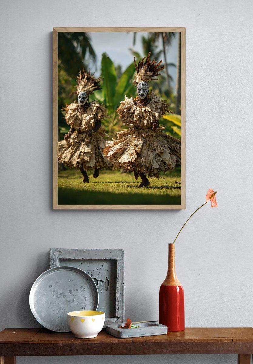 Traditional Dance in Nature — Photography Print. — room view 3