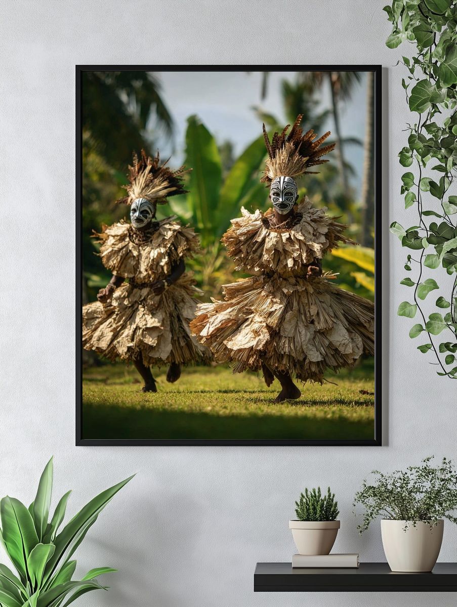 Traditional Dance in Nature — Photography Print. — room view 4