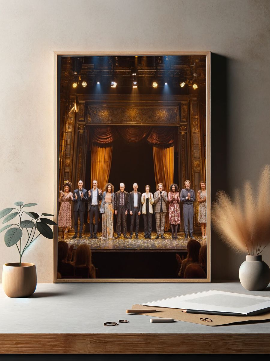 Theatre Curtain Call Photography Poster. — room view 2