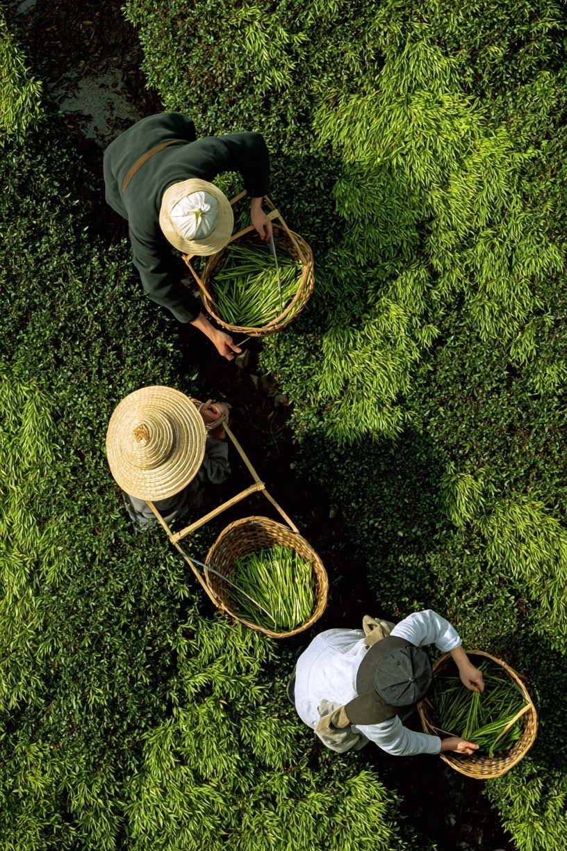 Tea Harvesting — Photography Print. poster detail
