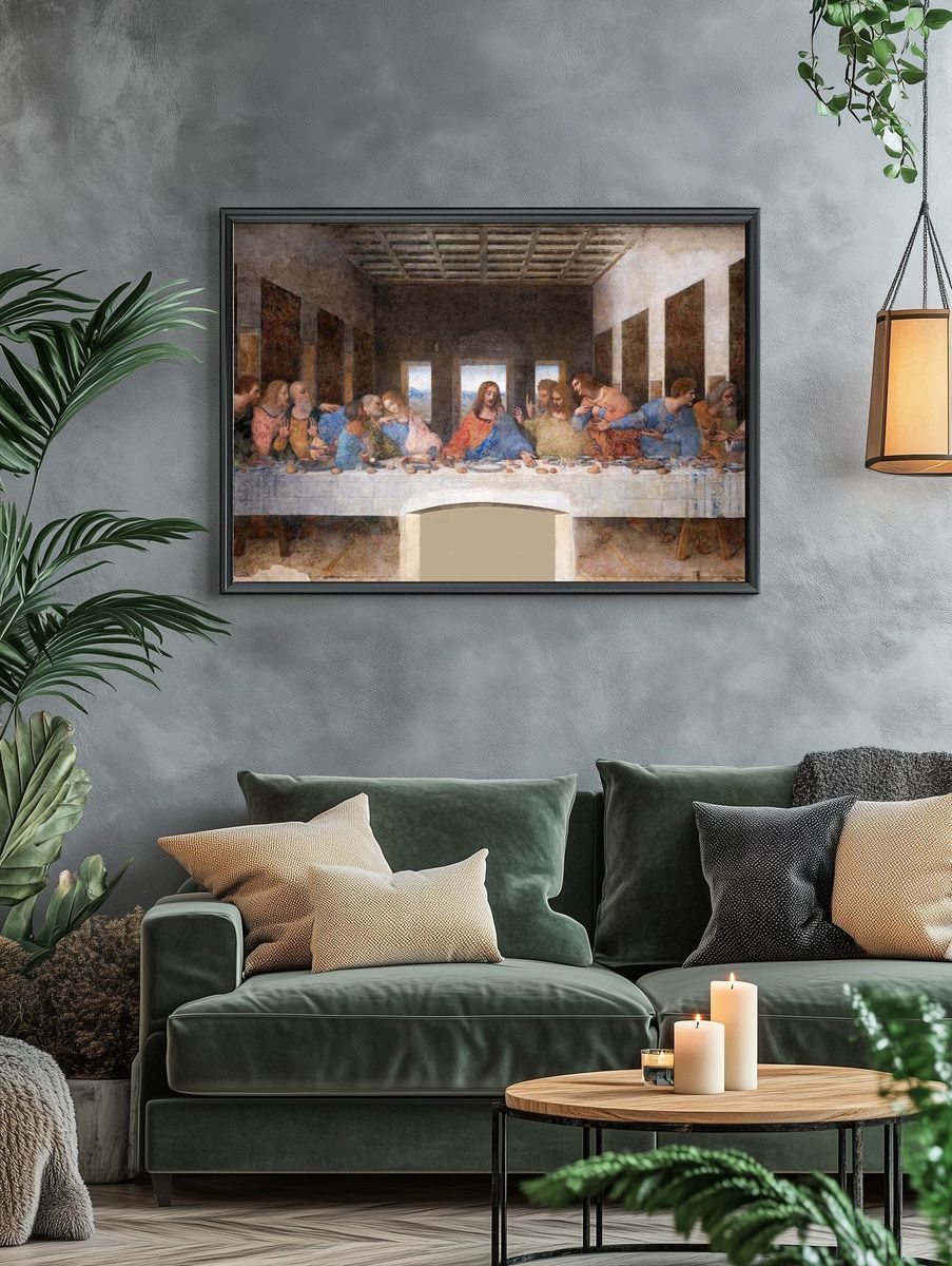 The Last Supper — Fine Art Print. — room view 4