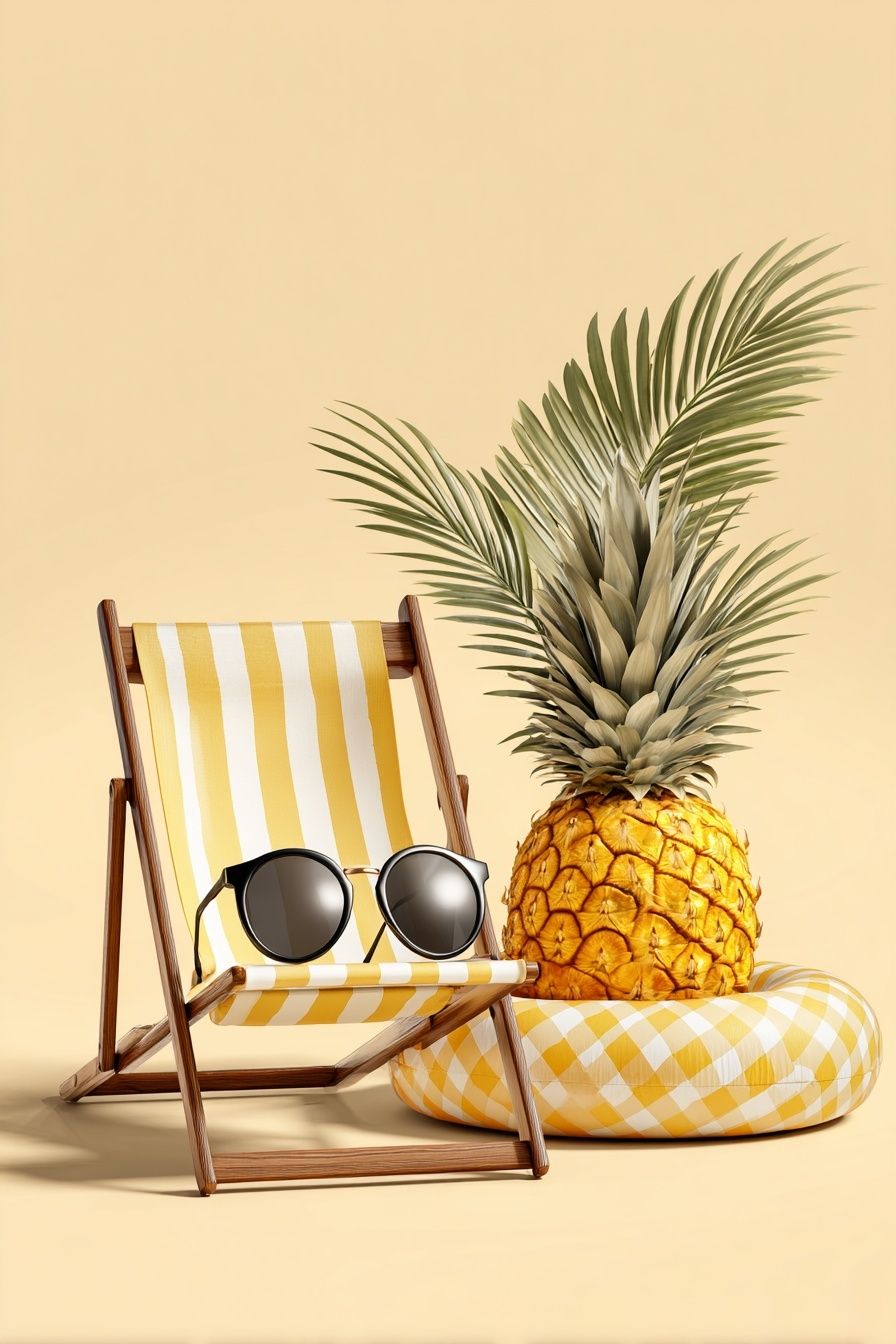 Tropical Vibes — Summer Print. poster — illustration art