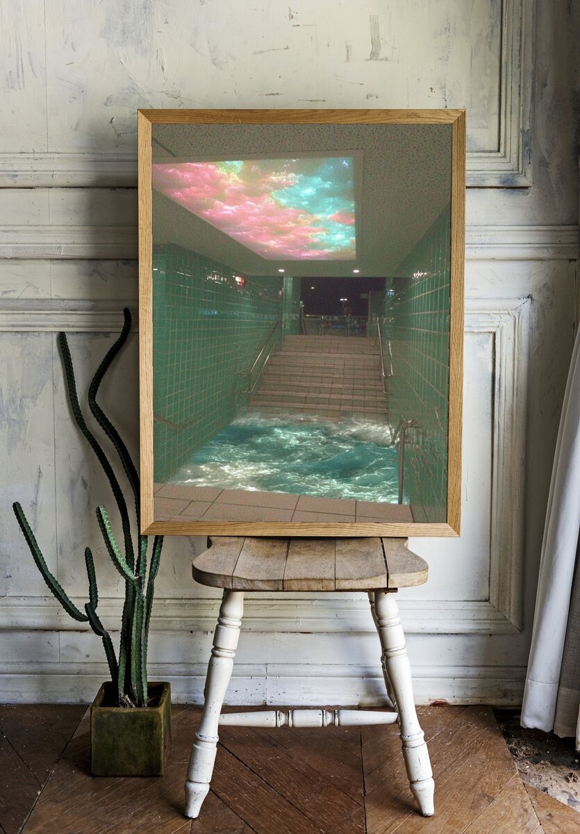 Underwater Dreamscape — Photography Print. — room view 1