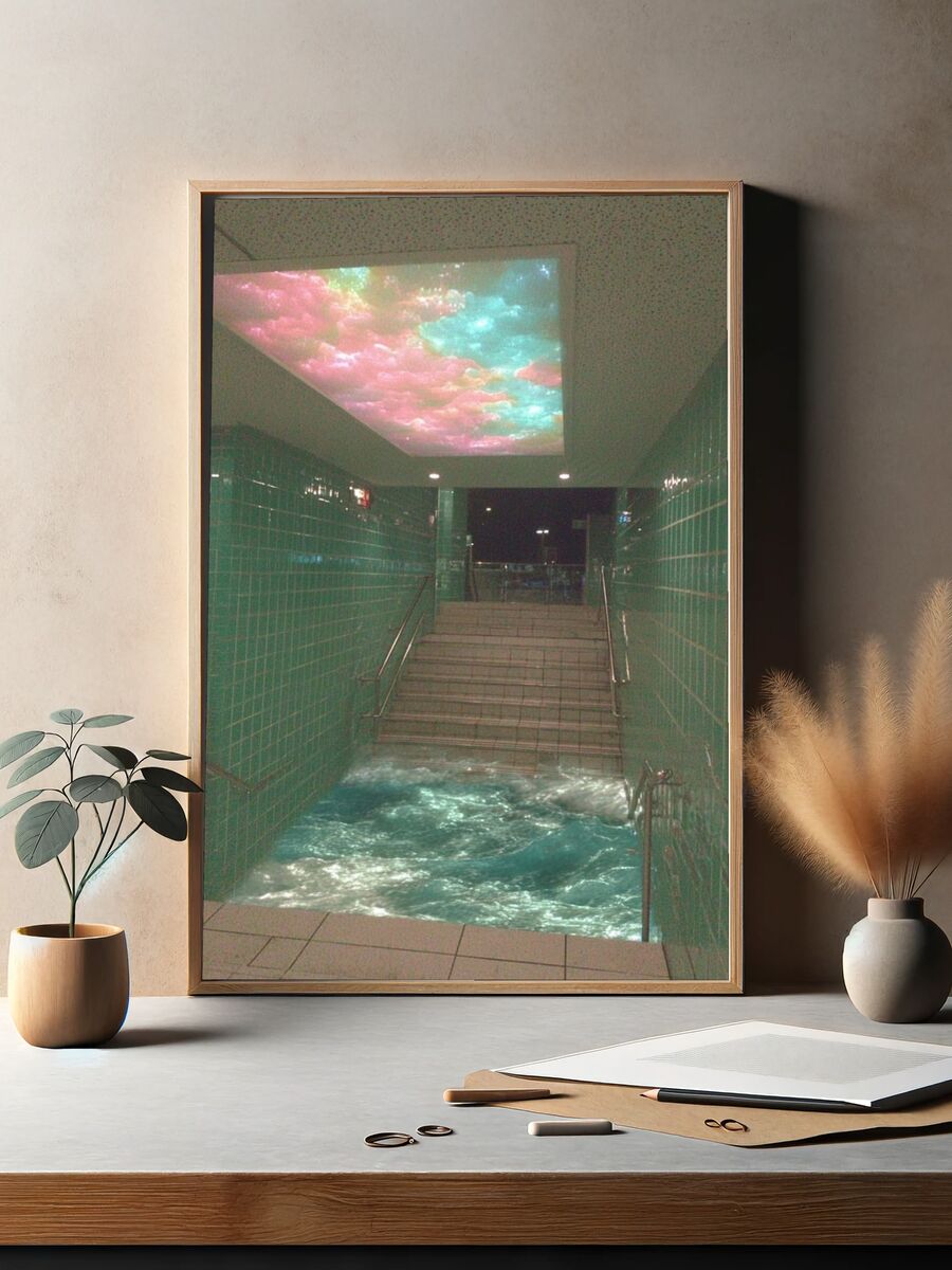 Underwater Dreamscape — Photography Print. — room view 2