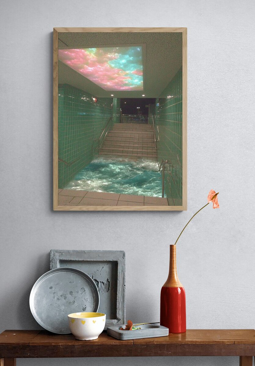 Underwater Dreamscape — Photography Print. — room view 3