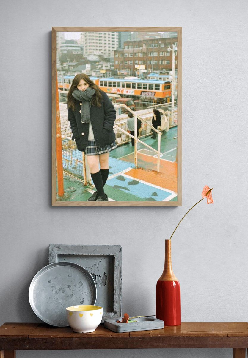 Urban Fashion Portrait Poster. — room view 3