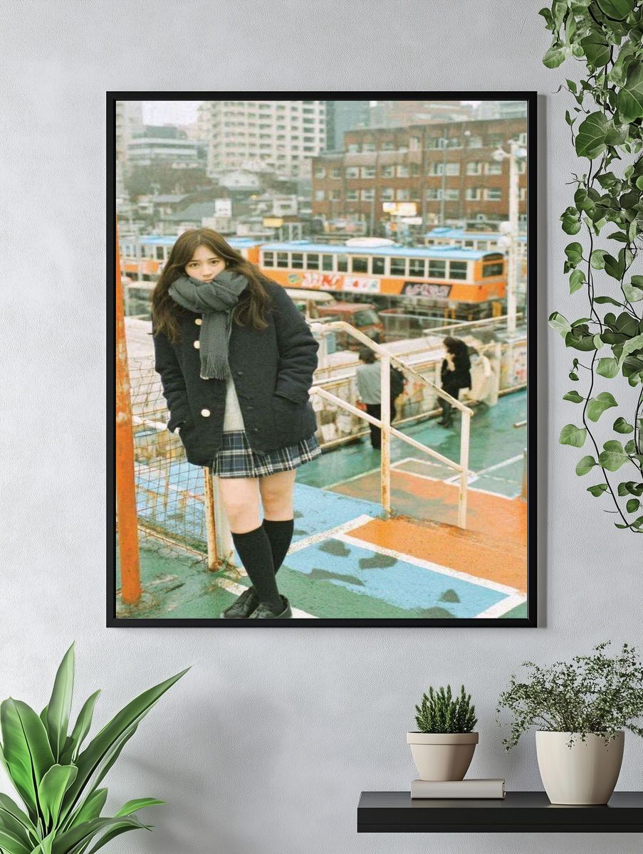 Urban Fashion Portrait Poster. — room view 4