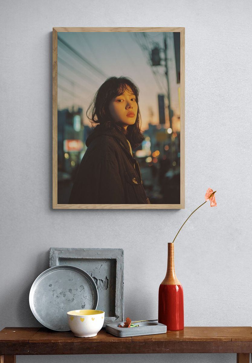 Urban Dusk Portrait Poster. — room view 3