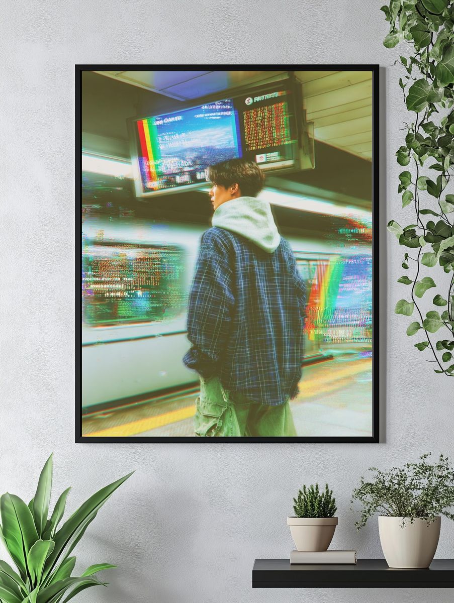 Urban Subway Scene — Photography Print. — room view 4