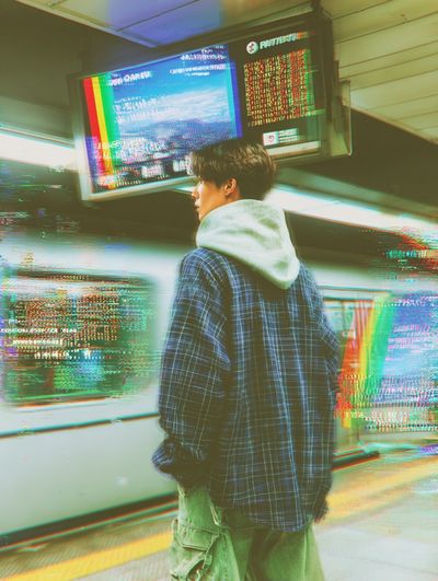 Urban Subway Scene — Photography Print. poster print