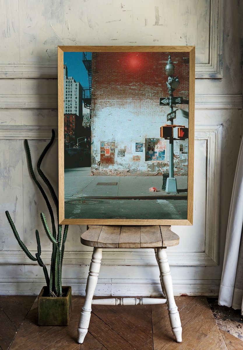 Urban Wall Photography Poster. — room view 1