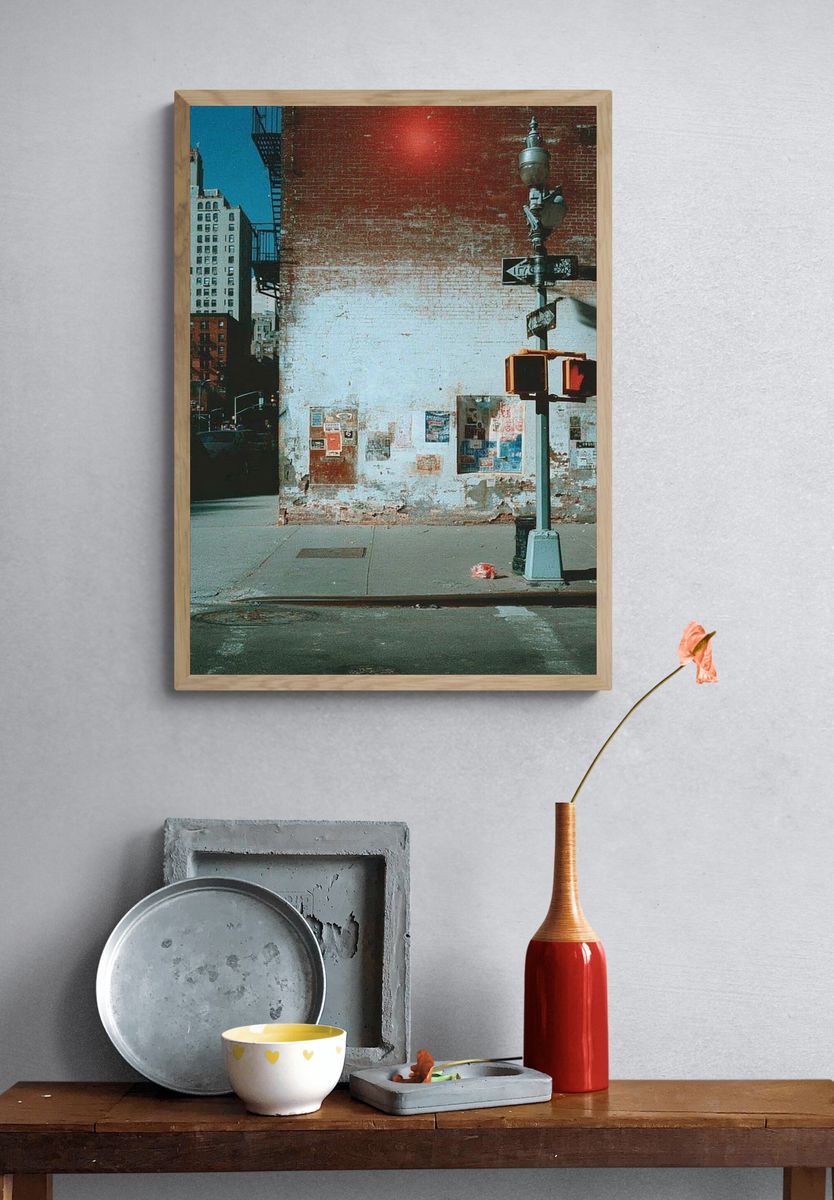 Urban Wall Photography Poster. — room view 3