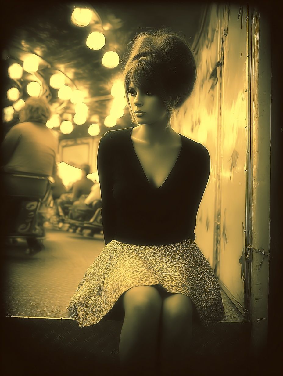Vintage Doll Portrait Poster. poster — photography art