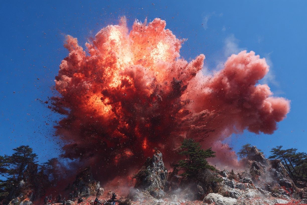 Volcanic Eruption — Photography Print. poster — photography art