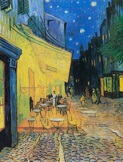 Café Terrace at Night — Fine Art Print. poster print