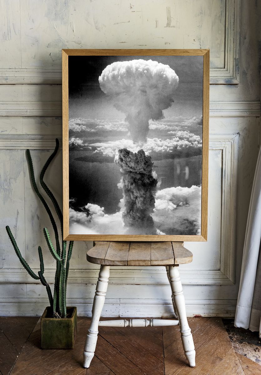 Atomic Bombing of Nagasaki (1945) — Art Print. — room view 1