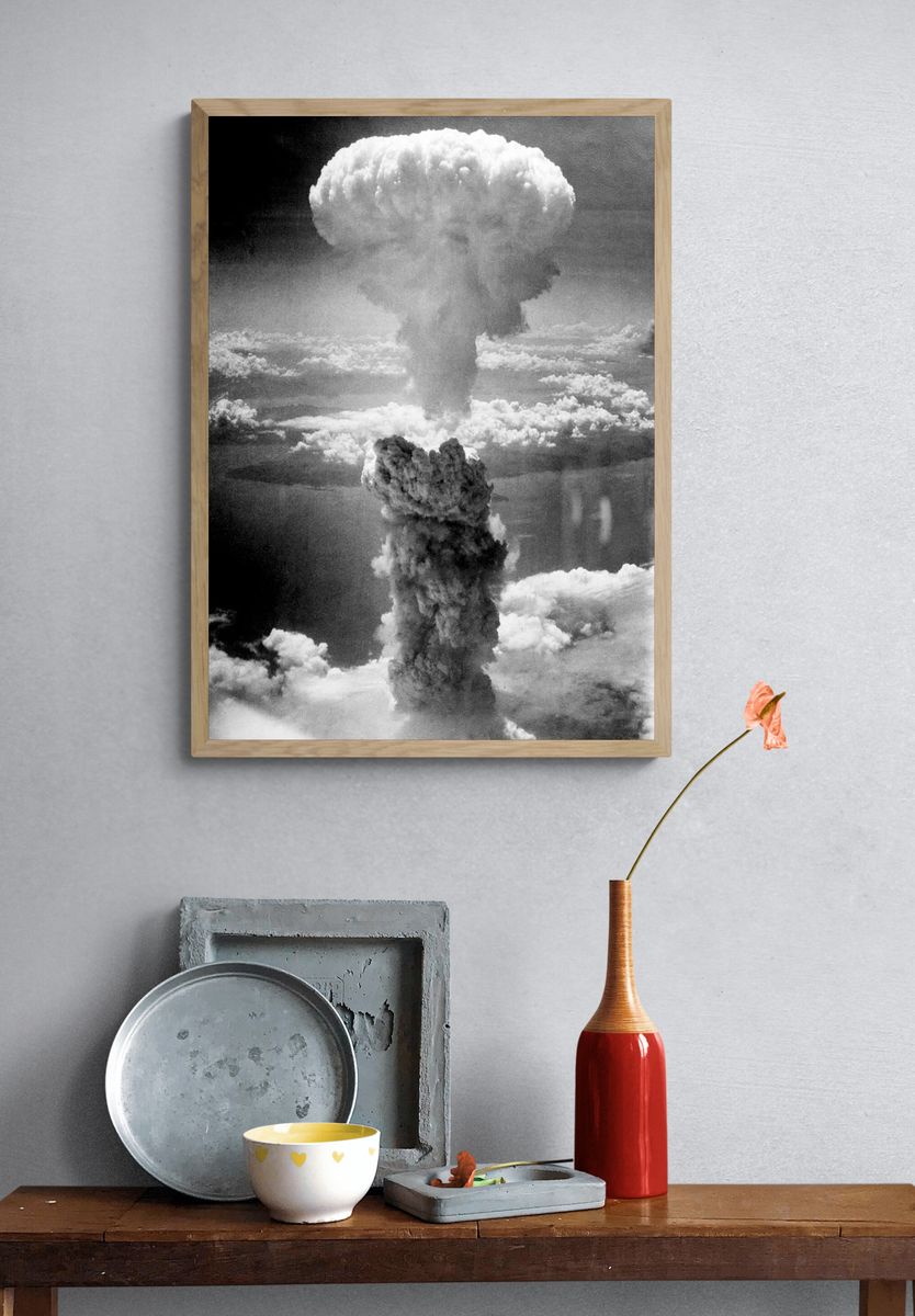 Atomic Bombing of Nagasaki (1945) — Art Print. — room view 3