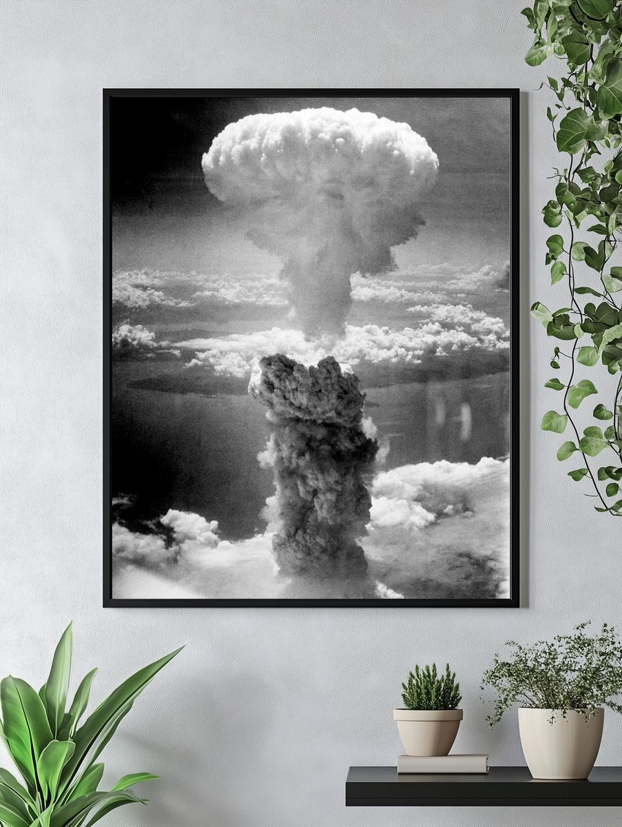 Atomic Bombing of Nagasaki (1945) — Art Print. — room view 4