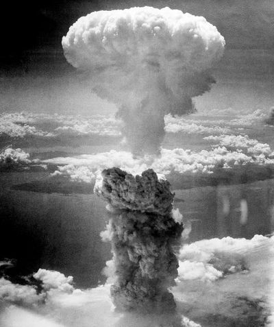 Atomic Bombing of Nagasaki (1945) — Art Print. poster print