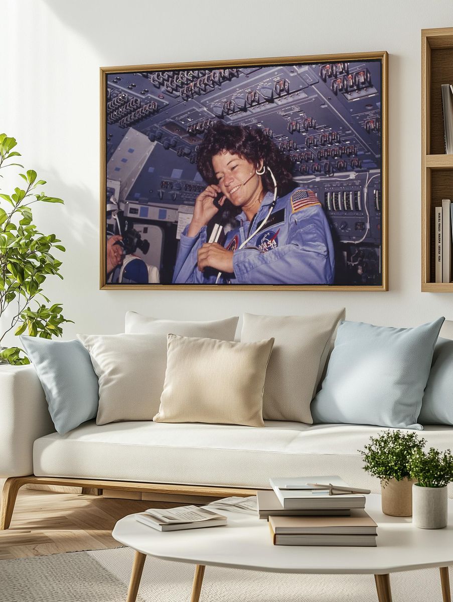 Sally Ride — Art Print. — room view 2