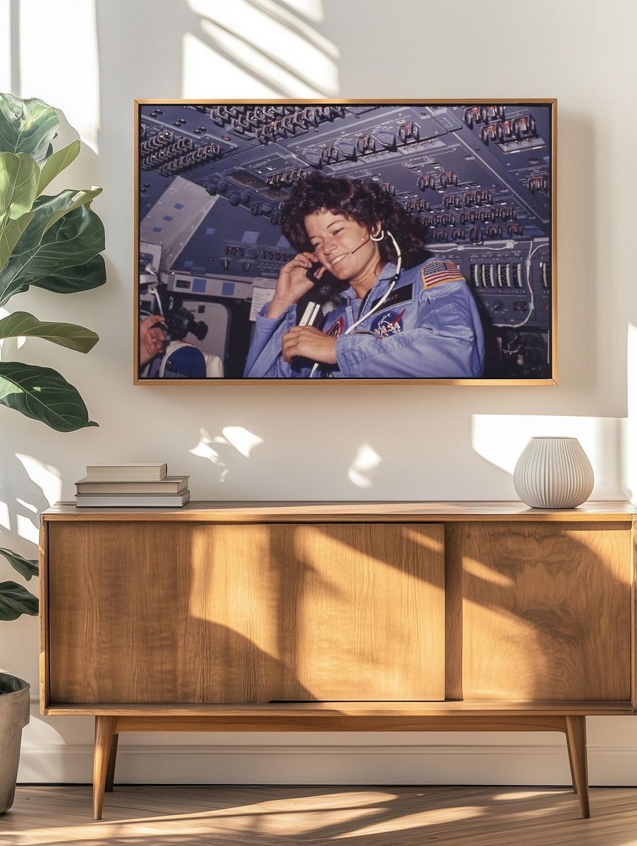 Sally Ride — Art Print. — room view 3
