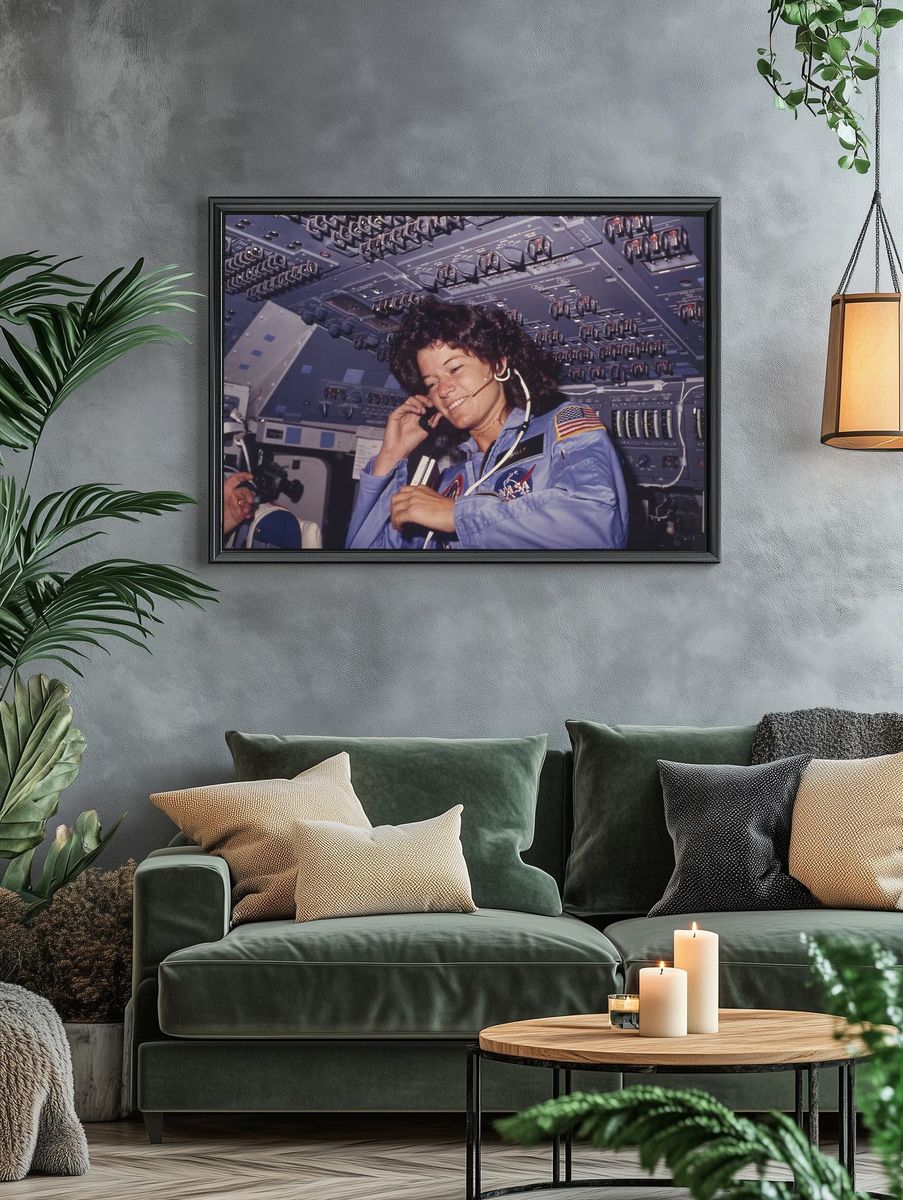 Sally Ride — Art Print. — room view 4