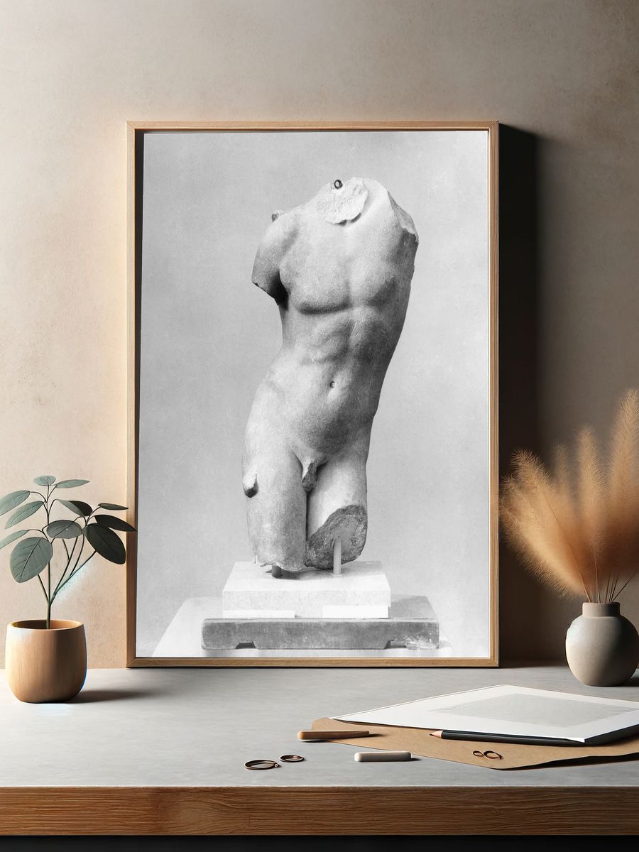 Eros Torso — Art Print. — room view 2