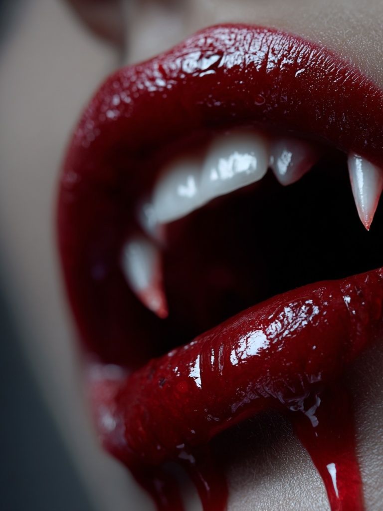 Vampire Lips Photography Poster. poster — photography art