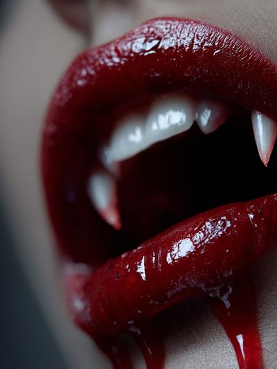 Vampire Lips Photography Poster. poster print
