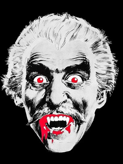 Count Dracula (1970) drawing Jess. poster print