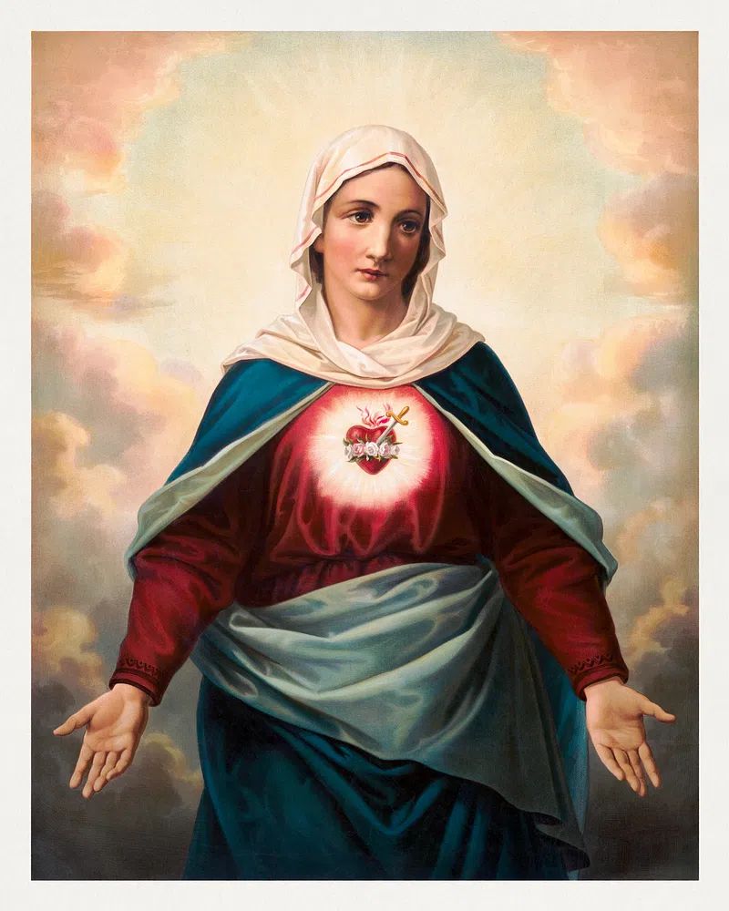 Virgin Mary — Fine Art Print. poster detail