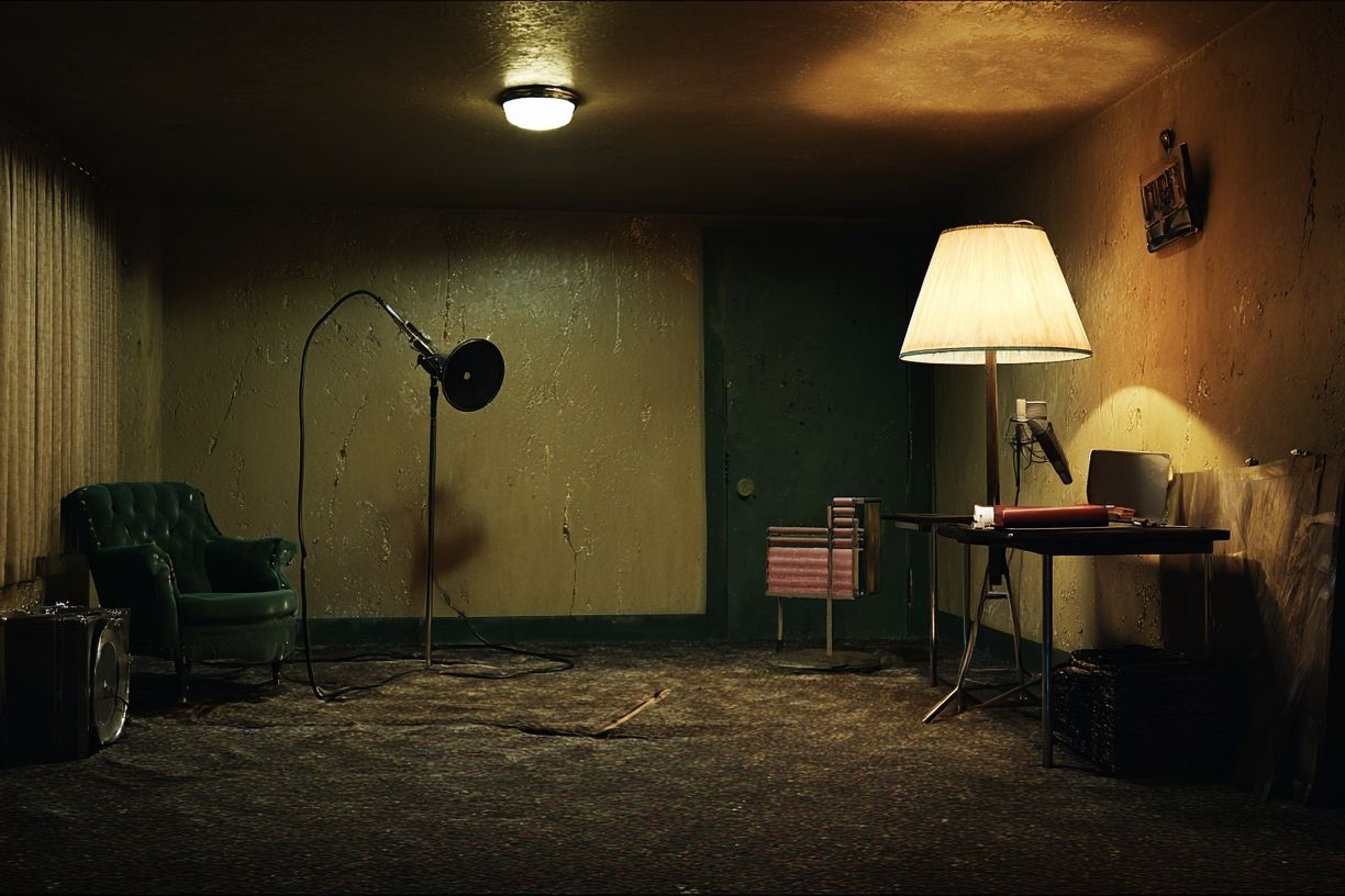 Vintage Room Interior — Photography Print. poster detail