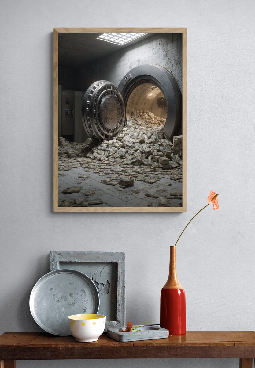 Vault of Wealth — Photography Print. — room view 3