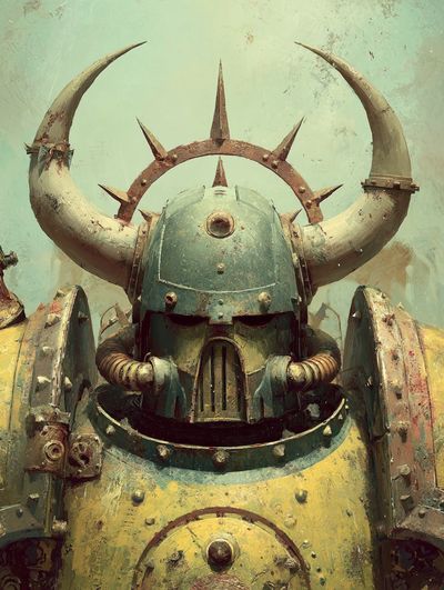 Warrior Armor — Digital Art Print. poster print