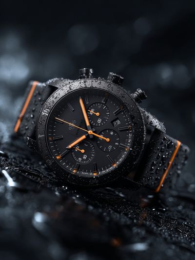 Sleek Black Watch — Photography Print. poster print
